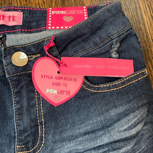 NWT Distressed Denim - Picture 2 of 4